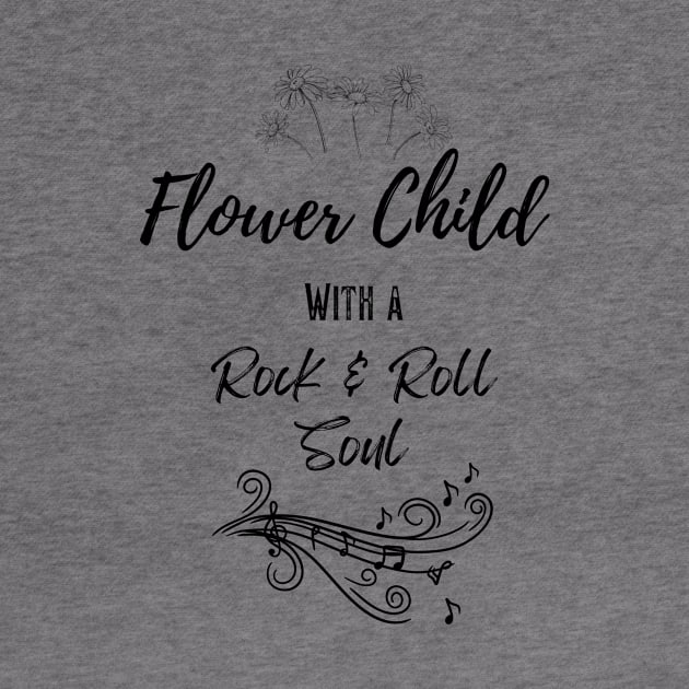 Flower Child With A Rock And Roll Soul - Official Artwork By Free Spirits And Hippies by Free Spirits & Hippies